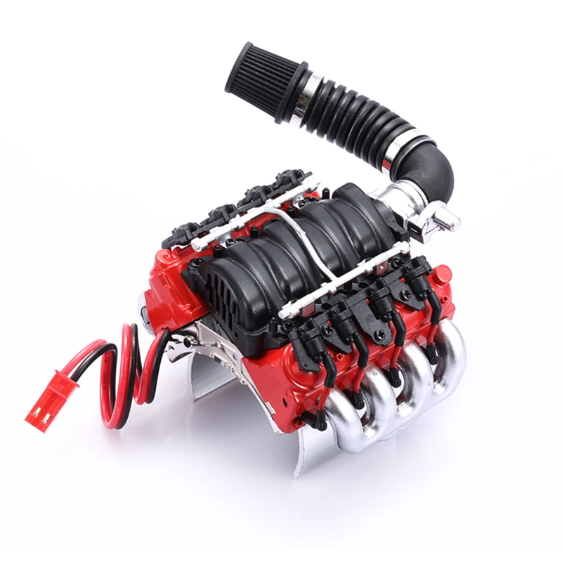 Высокомоделирующий радиатор двигателя V8 с охлаждающим вентилятором для TRAXXAS TRX4 |