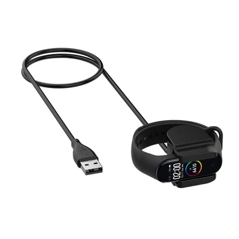 Сменное зарядное устройство кабель USB кабель для быстрой зарядки данных для Xiaomi Mi Band 4 зарядное устройство для умных часов 30 см/1 м