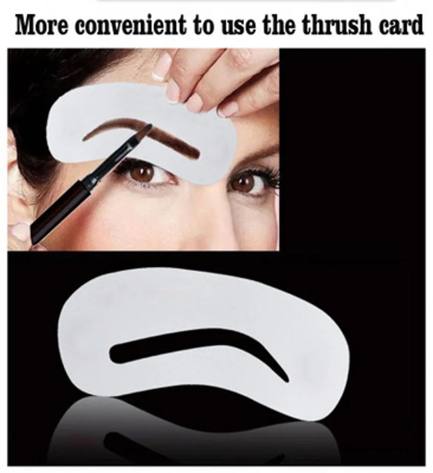 

3PCS/Set Eyebrow Mold Makeup Cosmetic Tools Thrush Card Artifact Aid Accessories