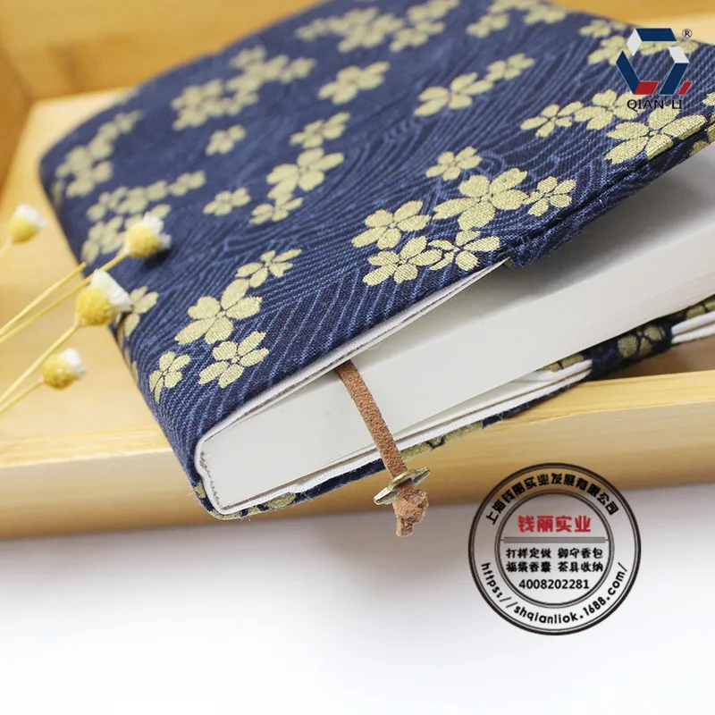 [Цянь ли] бронзовый цветок ручной работы бу Шу Тао ноутбук тканевый чехол КПК A5a6 размер регулируемый