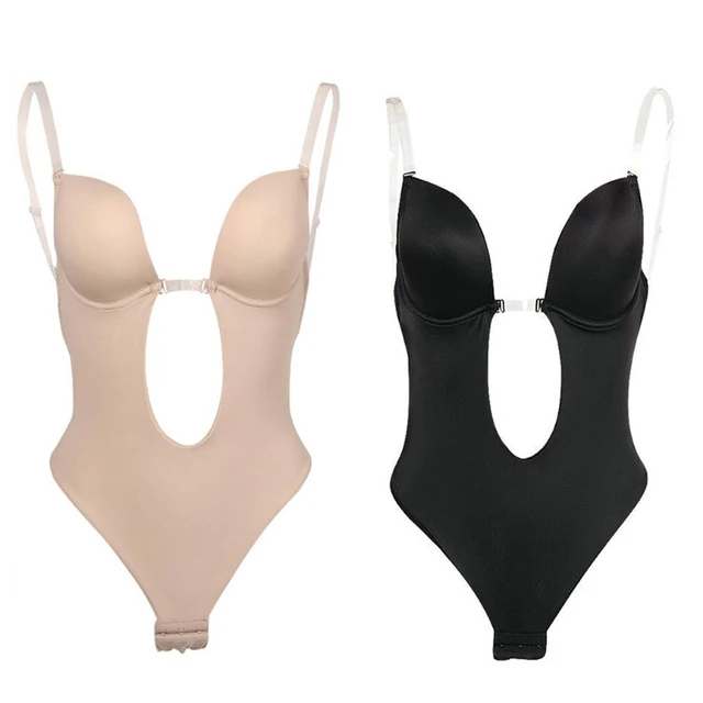 Women Sexy U Plunge Backless Bodysuit: Enhancing Your Unique Style