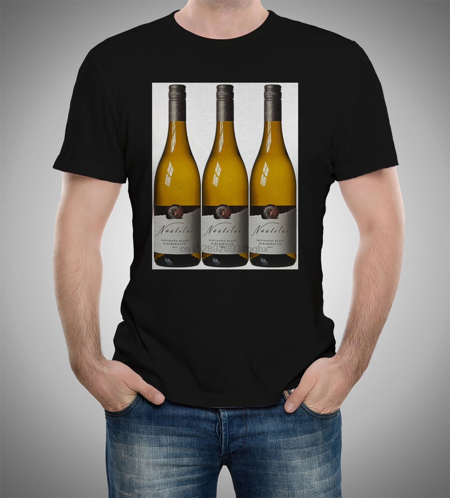 Футболка Nautilus Wine labels от S до 5XL | Мужская одежда