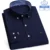 Men's 100% Cotton Oxford Shirts Men Long Sleeve Casual Slim Fit Dress Shirts For Male Business Shirt Tops 26