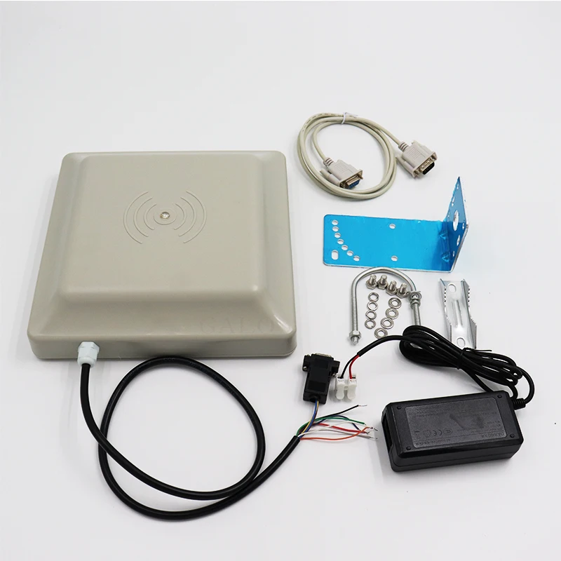 UHF RFID Lecteur de carte 10 m de portée pour rs485/rs232 et Wiegand 26 Waterproof 