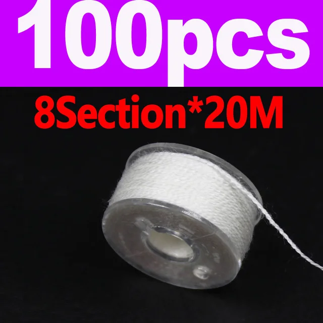 JIGEECARP 50/100 шт для рыбалки на карпа, струна PVA растворимые ПВА пакеты для ПВА линия для Bollie установки снасти приманки воде растворять Плетеный 20 м/катушка - Цвет: 100PCS