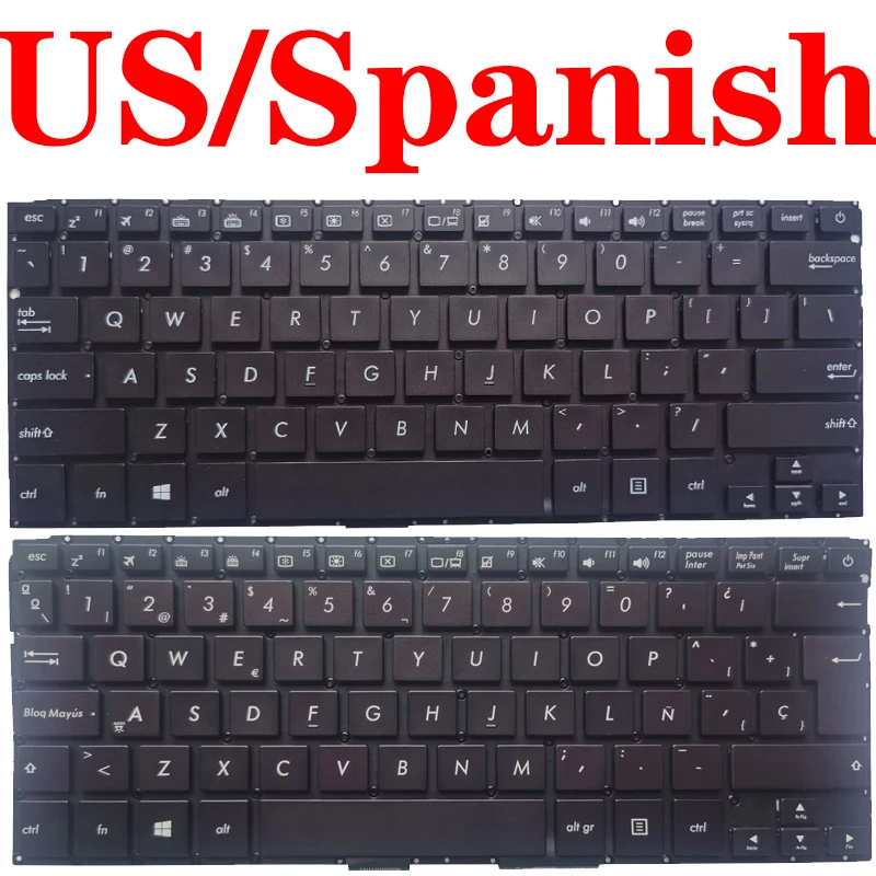 

Клавиатура для ноутбука ASUS UX310, UX310U, UX310UA, UX310UQ, UX310UF, UX310UAK, с испанской раскладкой
