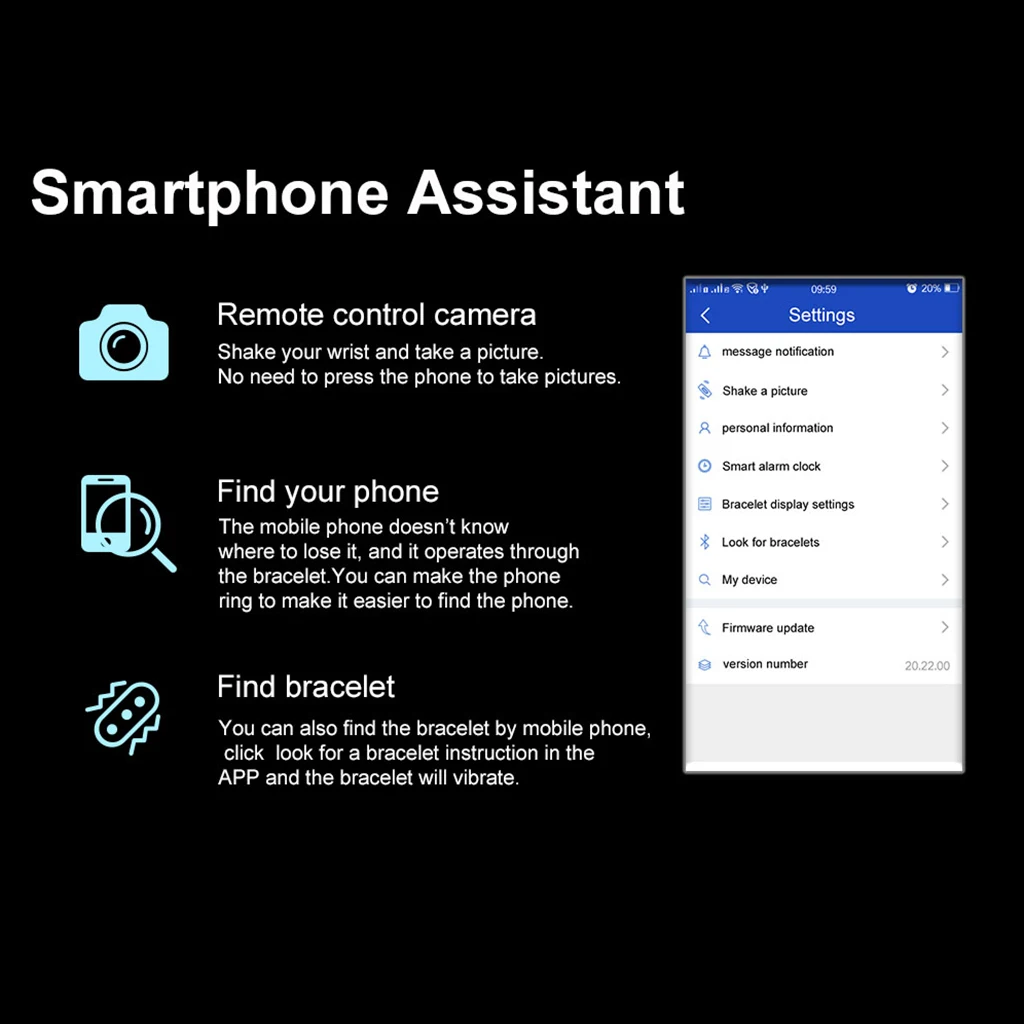 Smart Band Wristband Smartwatch Heart Rate Bands Blood Pressure Fitness Tracker Waterproof Watch Students Bracelet Smart Band