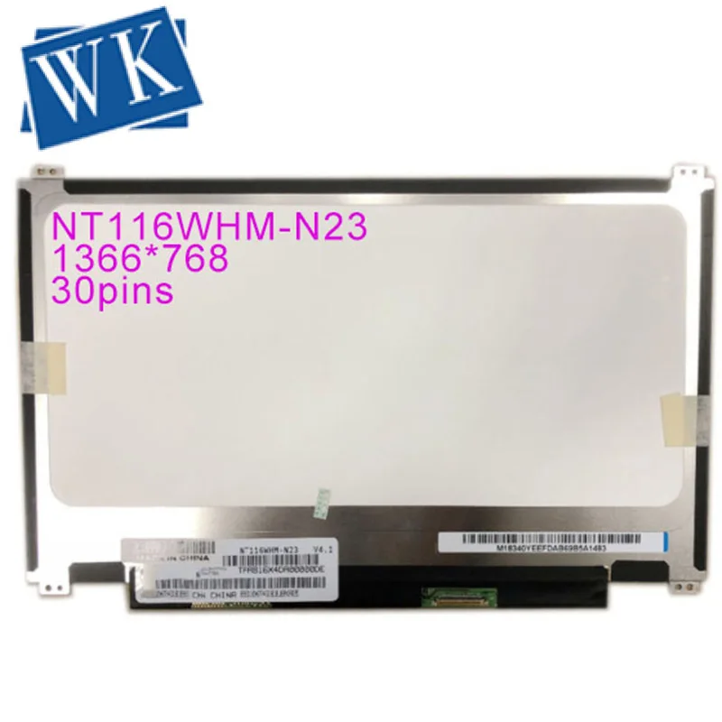 Светодиодный экран для Boe NT116WHM-N23 NT116WHM N23 матрица ноутбука 11 6 дюймов HD 1366X768 30Pin