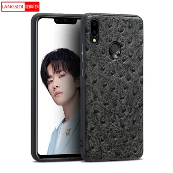 

For Mate10 100% Genuine Leather Original phone case Capa for Huawei mate9 pro Nova 2s Nova 3 cover High-end ostrich phone case