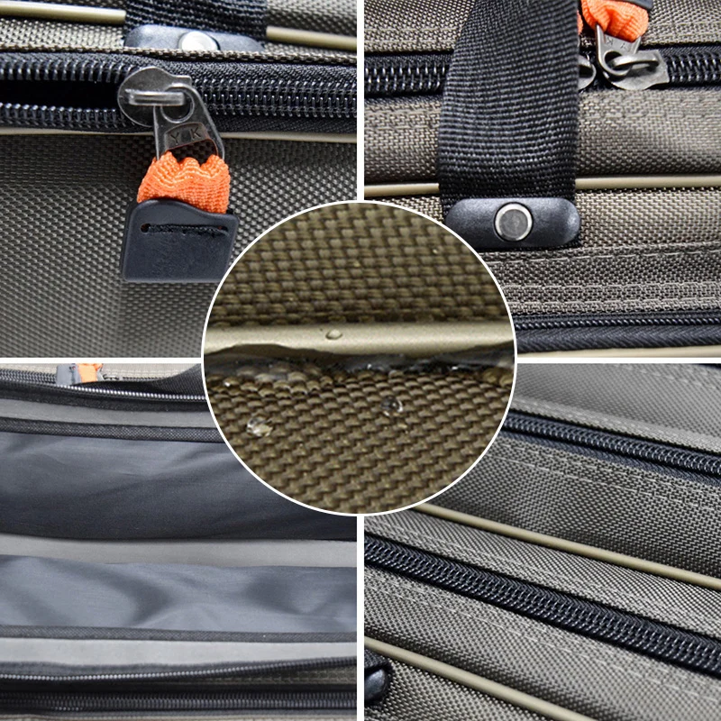  Portable Fishing Bags 3 Layer Large Capacity Fishing Pole Tools Storage Bag Nylon Waterproof Tackle - 32844239470