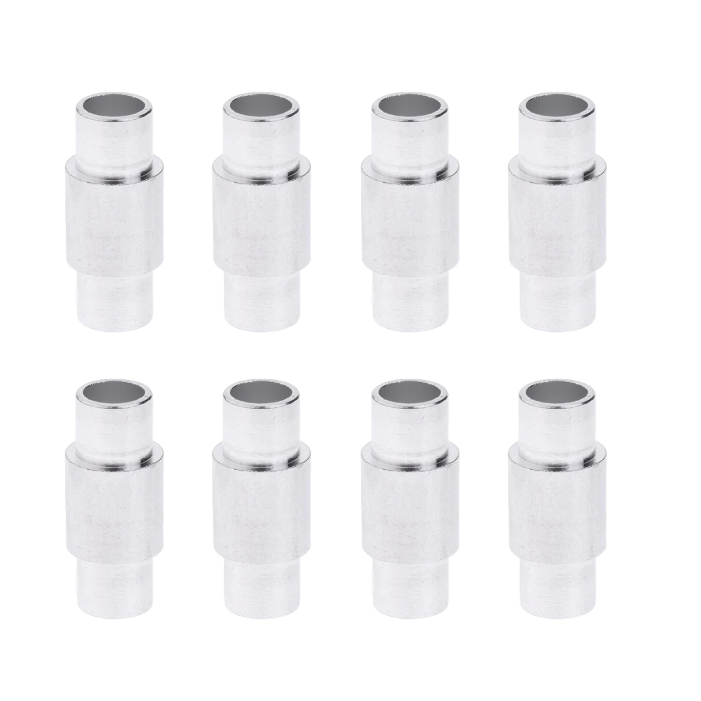 8 Pieces Quality Aluminum Inline Skate Roller Skating Wheels Bearing Spacers 8 Pieces Quality Aluminum Inline Skate Roller Skating Wheels Bearing Spacers