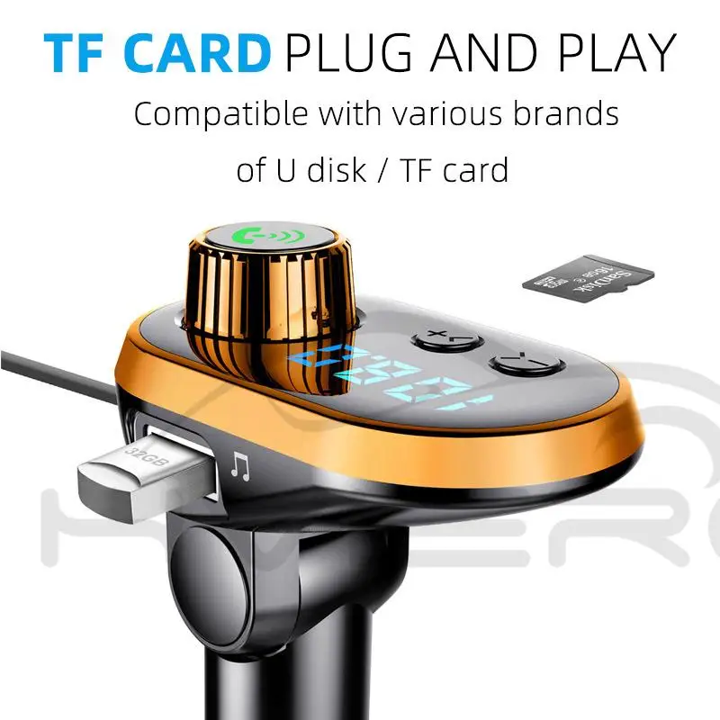 Bluetooth FM MP3 передатчик для Автомобильный fm-модулятор Handsfree держатель телефона беспроводной радио адаптер автомобильный комплект 3USB Быстрая зарядка 3.1A