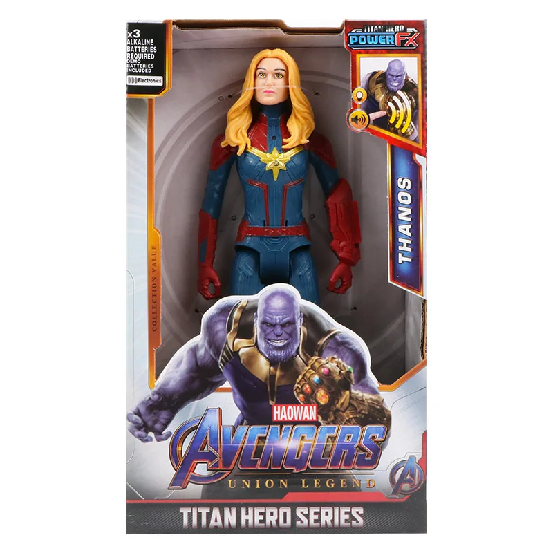 Captain2 with box 12 ''/30 см Marvel Мстители Веном Бэтмен флэш Супермен Человек Паук танос Халк Железный человек Тор Росомаха фигурка игрушки детские подарки - Цвет: Captain2 with box