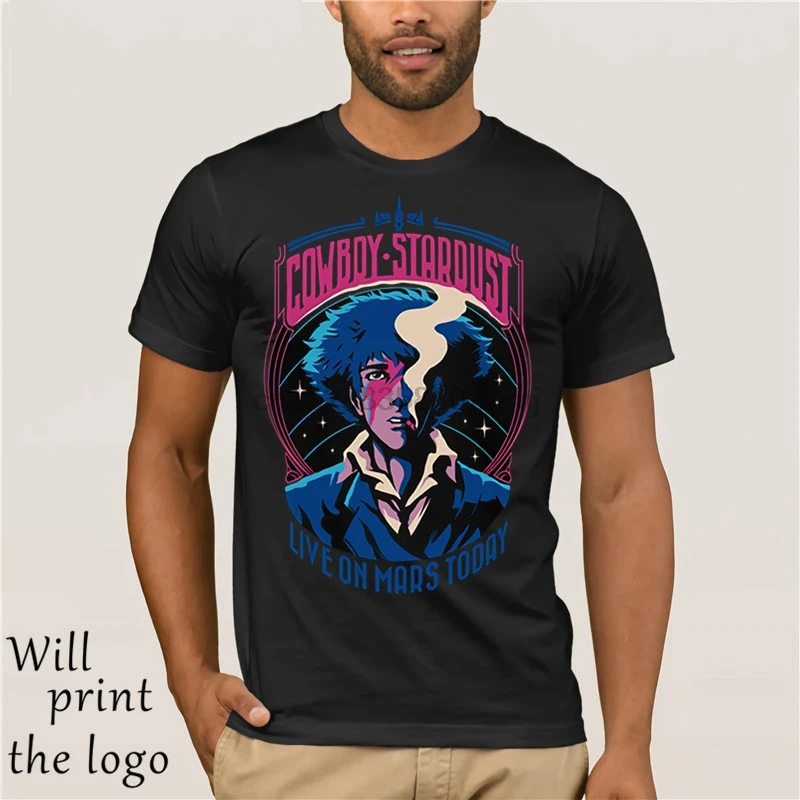 Cowboy-Bebop-Spike-Spiege-T-Shirt-Popular-Anime-Awesome-Custom-Tee-Shirt-Organic-Cotton-S-3XL |