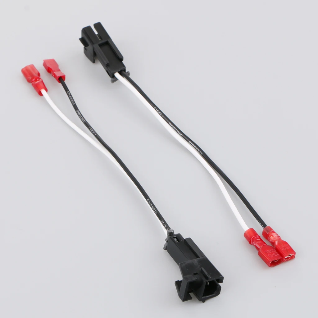 1 Pair Car Audio Speaker 2 Wire Harness 2-Pin Plug for Chevrolet Buick SUZUKI