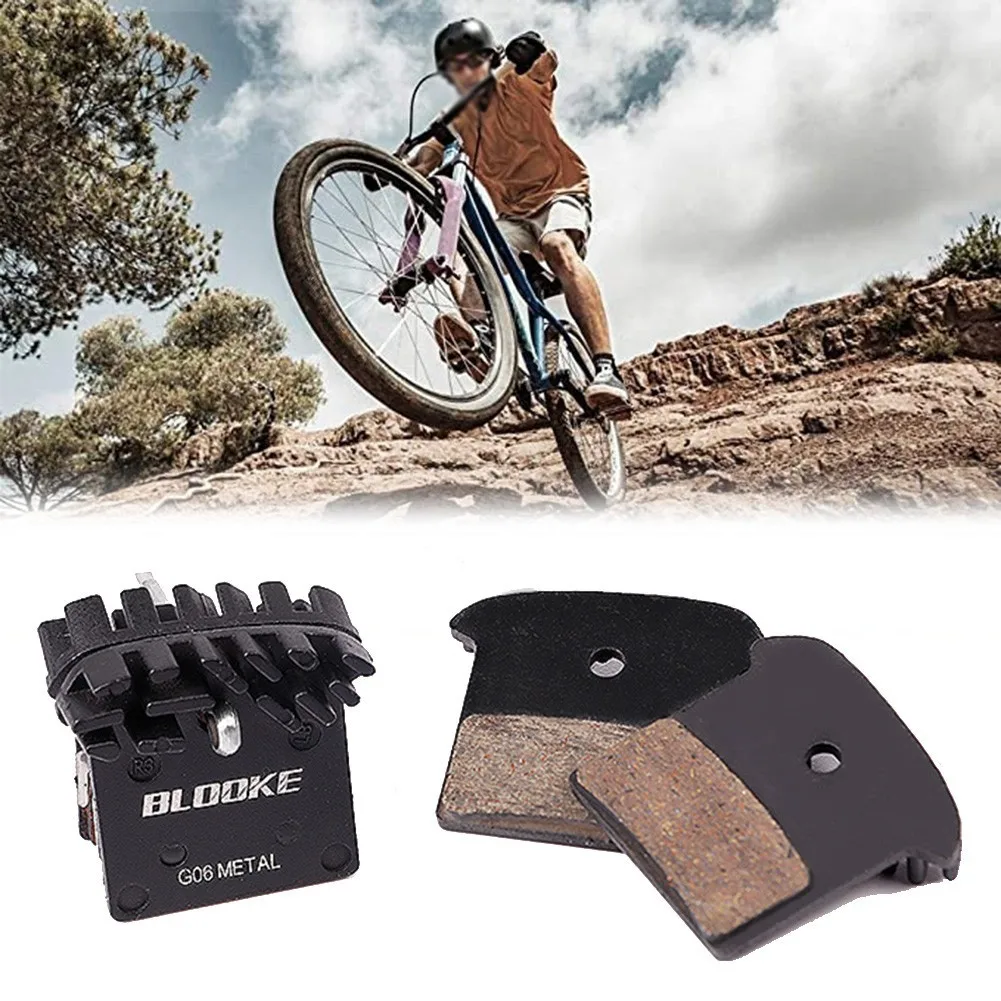 BLOOKE Metal Ceramic Cooling Fin Disc Brake Pads For Shimano J02A SLX