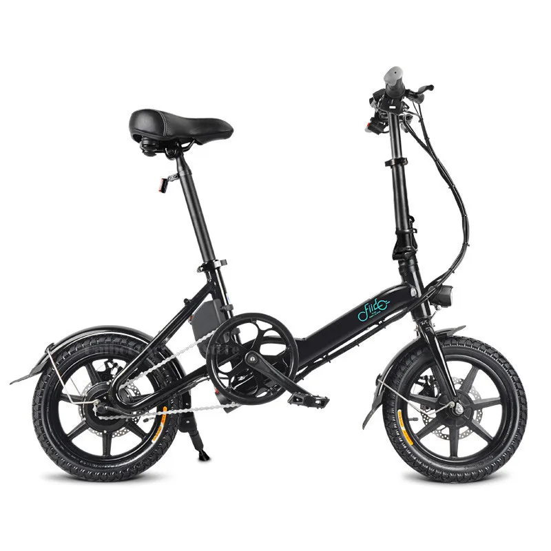 14 Inch Fiido D3 Electric Bikes Adults 2 Wheels Electric Bicycle Max Speed 25KMH 250W 36V Folding Mini Electric Scooter (4)