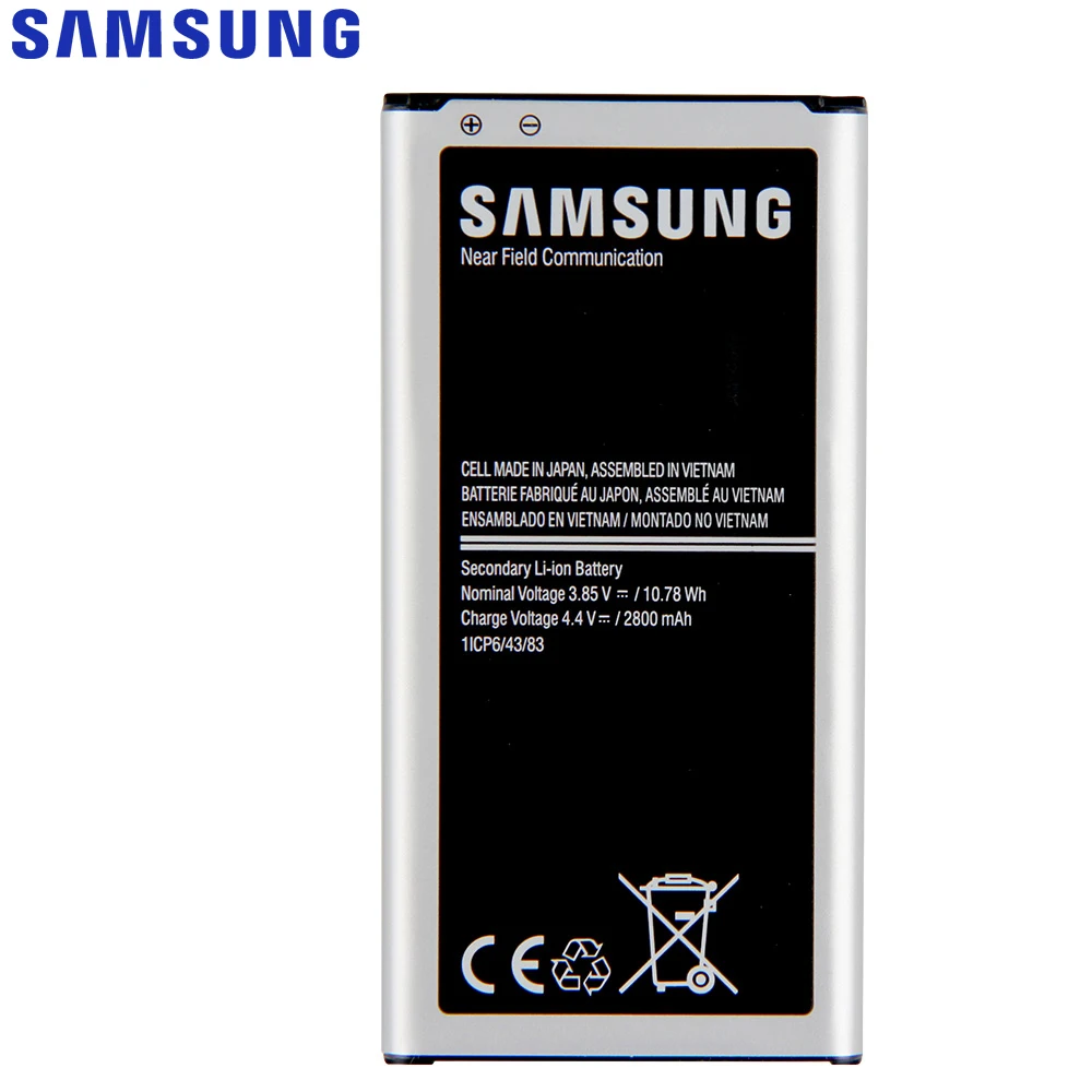 Оригинальный сменный аккумулятор Samsung для Galaxy S5 NEO G903F G903W Оригинальная батарея