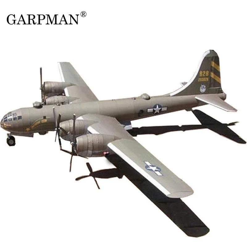 Американская модель бомбардировщика B29 Super Air Fortress 1:47 летательного аппарата