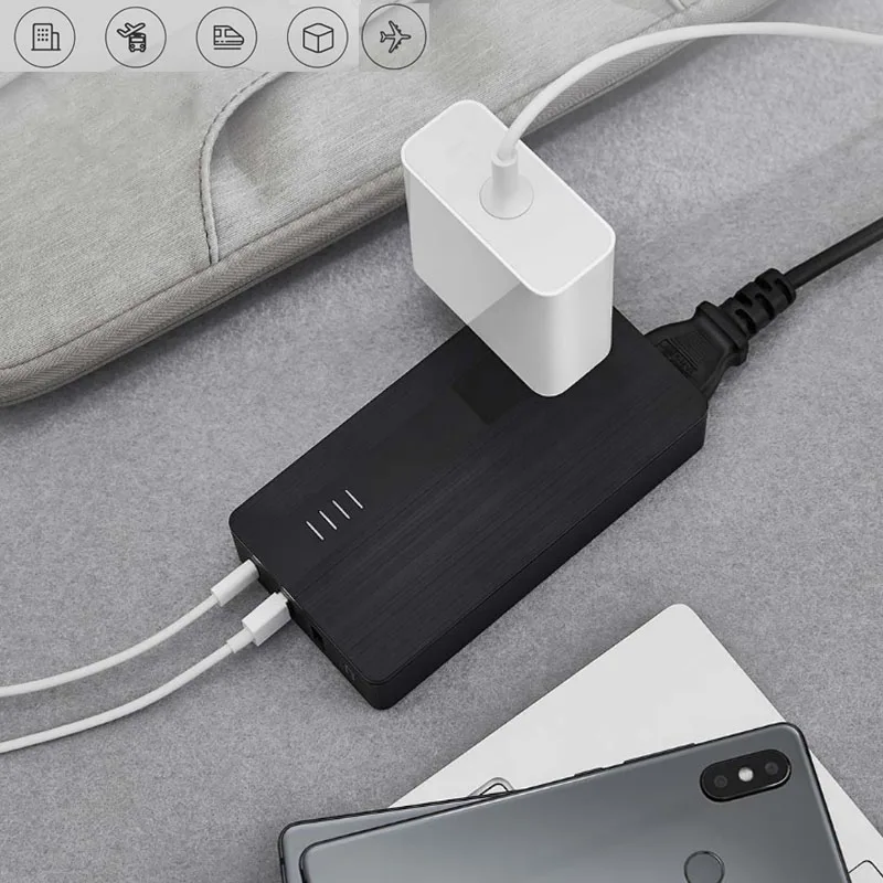 Xiaomi Aigo Mix зарядное устройство 3в1 USB-C 18 Вт быстрое зарядное устройство/переносной 3 USB порт разъем/5000 мАч банк питания для iPhone ipad для Xiaomi