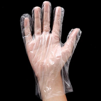 

1000 Transparent Gloves Disposable Food PE Dishwashing Removable Plastic Thickened Durable Boxed Kitchen Gloves 200 400 Pcs A5A