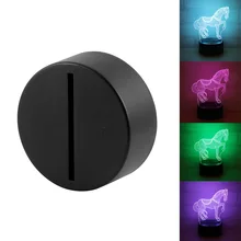 1/5/10pcs USB Cable Touch 3D LED Light Holder Lamp Base for Night Light Replacement 7Color Colorful Light Bases Table Led Base