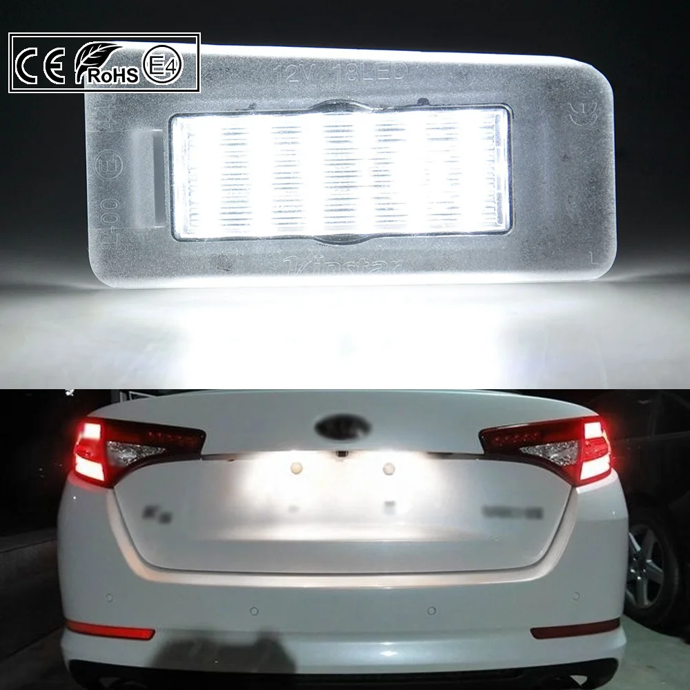 2X светодиодная подсветка номерного знака для KIA Forte Sedan/Hatchback 2011 2019|Сигнальная