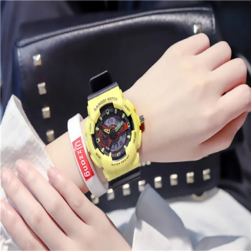 

2020Popular Girl Digital Watch Multifunction Kid Sport Clock Silicon Hot Resistant Military Relojes Led Display Auto Date Watch