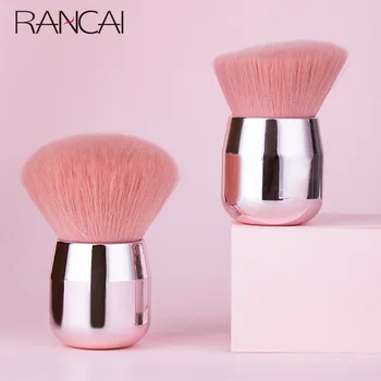 

RANCAI 1pcs Large Powder Makeup Brush Blusher Mushroom Head Foundation Face Eyes Concealer Kabuki Brush Cosmetic Tools