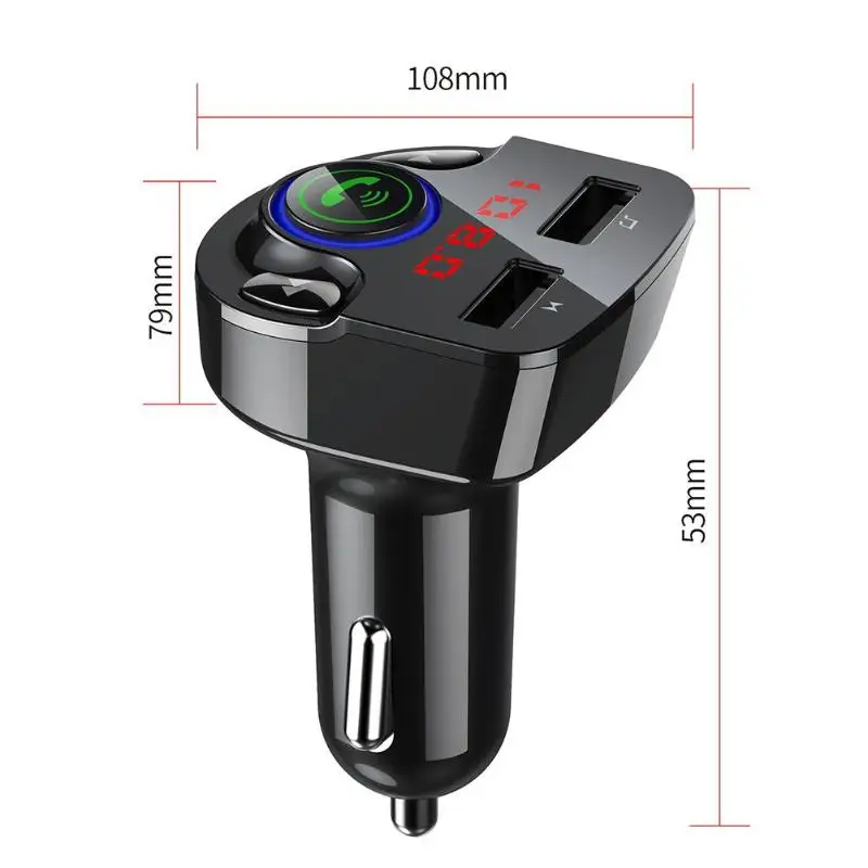 VODOOL, fm-передатчик, гарнитура, автомобильный комплект G32, Bluetooth, fm-передатчик, беспроводной модулятор, автомобильный комплект, MP3 плеер, 3.1A, USB зарядное устройство, новинка