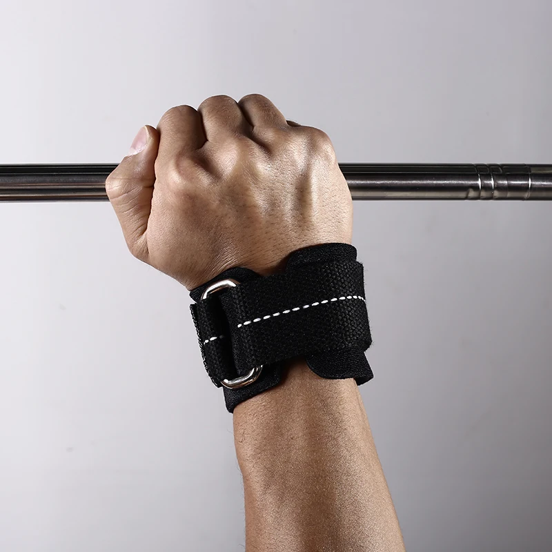 

CHAOBA 2PCS/Lot Gym Sport Wristband Fitness Dumbbells Training Wrist Support Straps Wraps With Hand Power Bands Horizontal Bar