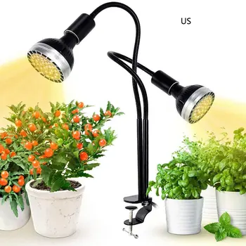 

Full Spectrum Grow Light aviation aluminium+pc Adjustable Gooseneck 4 Dimmable Options LED Grow Lamp for Indoor Plants 1 Piece