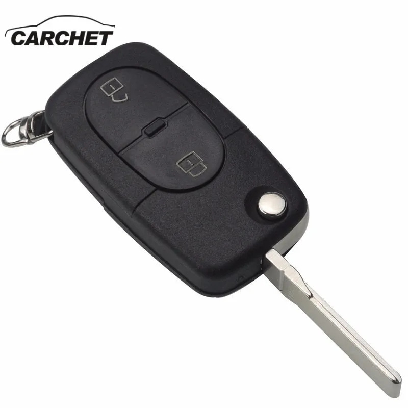 CARCHET батарея держатель ключа оболочки для Audi A2 A3 A4 A6 A8 CR2032 старые модели 2 кнопки