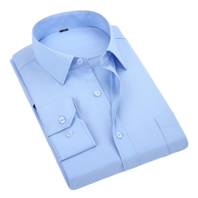 Kcoyster мужские рубашки с длинным рукавом, мужские рубашки размера плюс 8XL 5XL 6XL 7XL, Формальные Рубашки для крупных мужчин, брендовая одежда