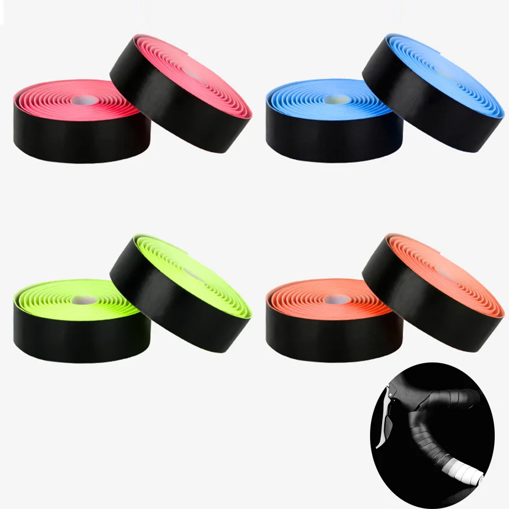 

Bicycle Handlebar Non-slip Handlebar with Road Bike Bend Handles To Wrap Around The Speed Shock Absorption Winding Strap