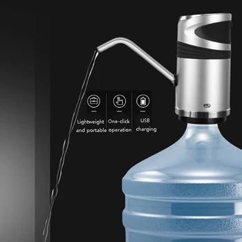 

Household Automatic Water Dispenser Bottled Water Manual Water Press Intelligent Portable Water Dispenser USB LED Display