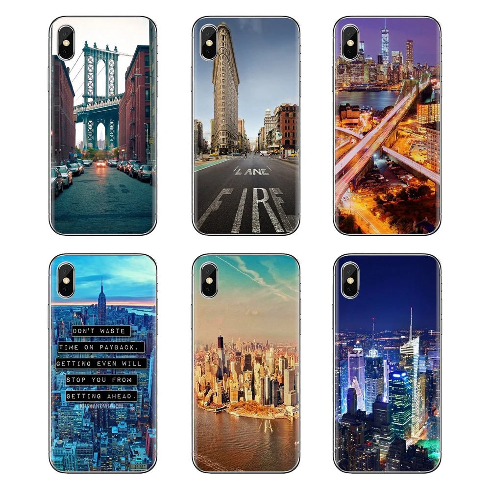 Нью-Йорк NYC США Статуя Свободы для LG Spirit Motorola Moto X4 E4 E5 G5 G5S G6 Z Z2 Z3 G2 G3 C Play Plus мини