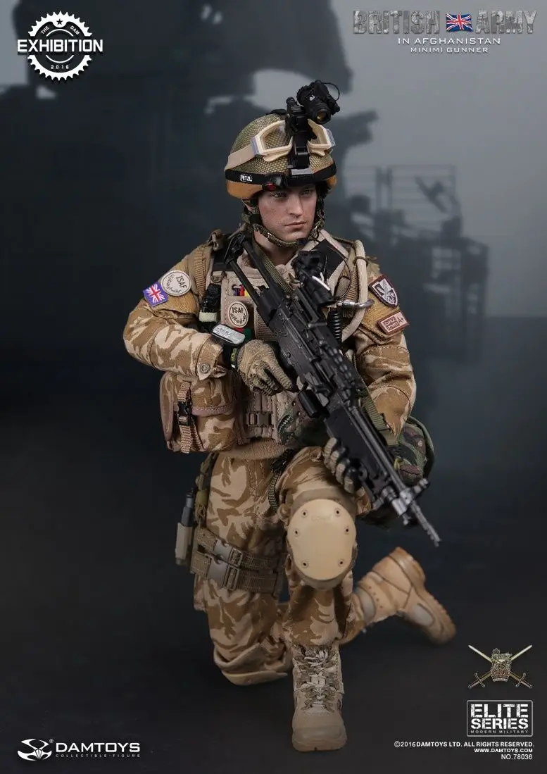 Damtoys 2016 CICF выставка издание 78036 британская армия в Afghanistan MINIMI Machinegunner Коллекция