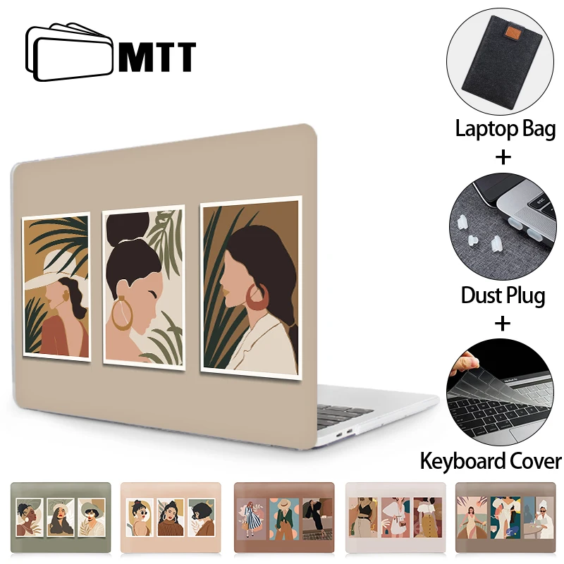 

For Macbook Air 13 13.6 Case M1 M2 A2681 A2337 Pro 13 14 15 16 inch Laptop Hard Cover Case With Keyboard Cover A2779 A2780 A2338