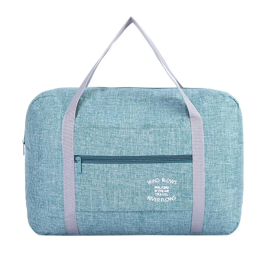 High Quality Oxford Travel Bags Waterproof Women Men Large Duffle Bag Travel Organizer Luggage bags Packing Cubes Weekend Bag - Цвет: Mint Green