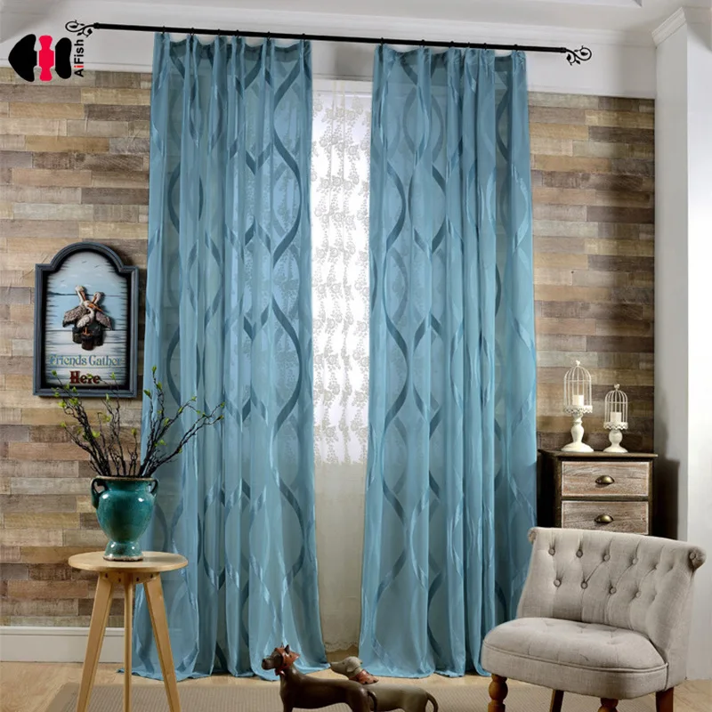 Moroccan Tile Pattern Voile Curtains for Living Room Sheer Flocked Shiny Wedding Sliding Glass Panel Gauze WP150C | Дом и сад
