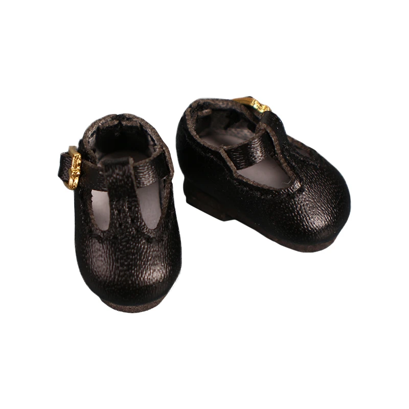 8"doll shoes black high top 