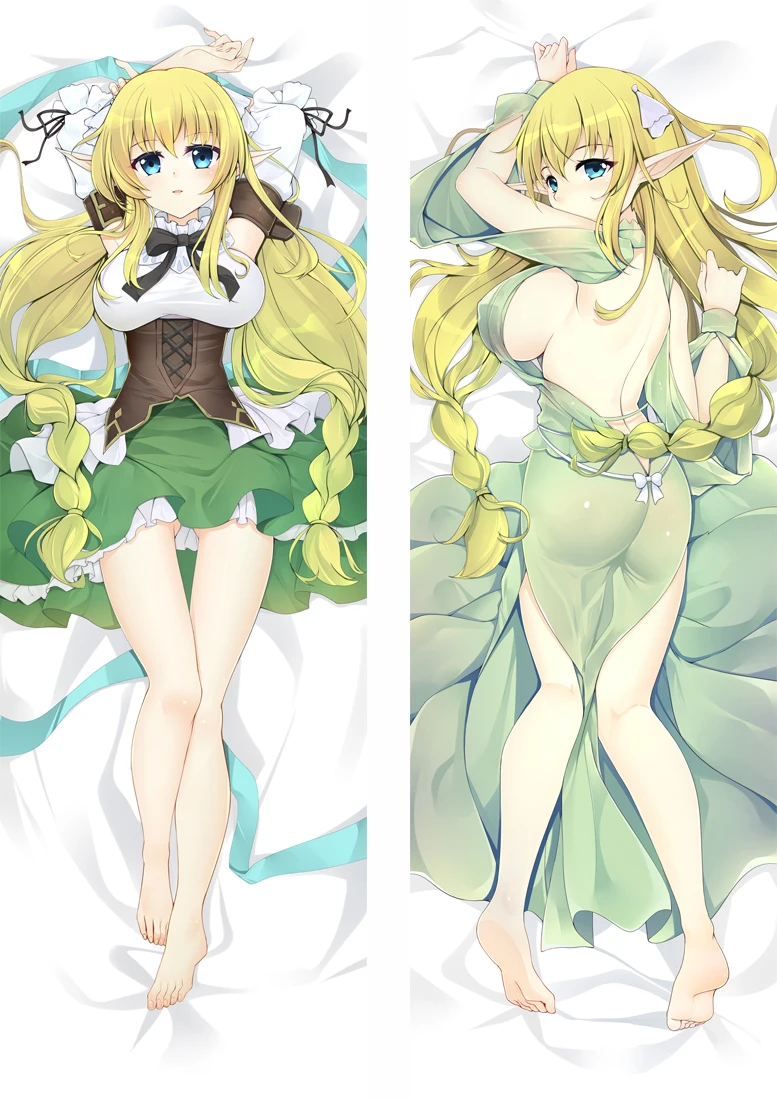 S1 Аниме Choujin Koukousei-tachi wa Isekai demo Yoyuu de ikinku you desu! Чехол-накладка Dakimakura Riruru Bolster чехол - Цвет: S1