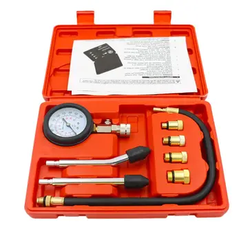 

Portable Motor Auto Petrol Gas Engine Cylinder Pressure Gauge Compression Tester Car Diagnostic Tools Kit with Adapter