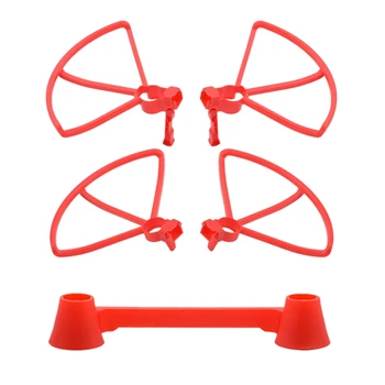 

HOT-4PCS Protective Cover +1PCS Rocker for Hubsan Zino H117S Drone Accessories Aerial Four-Axis Aircraft Drone(Red)