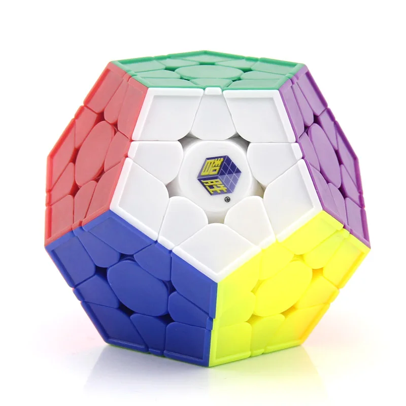 YuXin маленькая Магия 3x3x3 Megaminxeds V2 магический куб чжишэн 3x3 Додекаэдр скорость твист головоломка головоломки обучающие игрушки - Цвет: Stickerless
