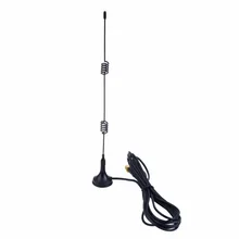 1 pcs Wifi WLAN 5 X Range Booster SMA 2.4GHz 9DBI Wireless Antenna Extender +Base