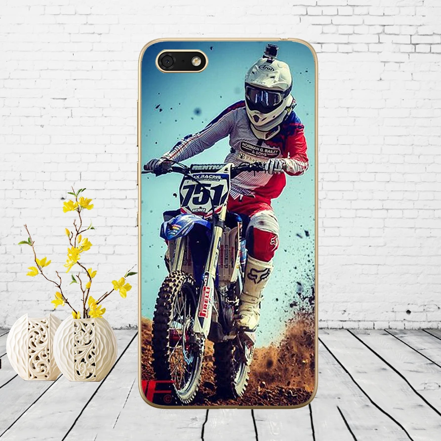 6 49DD moto cross dirtbikes Мягкий силиконовый чехол для Huawei Honor 9 10 Lite 7A 5,45 7a pro 7c 5,7 дюймов 7x 8x чехол - Цвет: 6