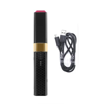 

USB Charging Lipstick Design Cordless pocket Portable Hair Straightener Safe Rechargeable Travel Mini Straightening Iron J11