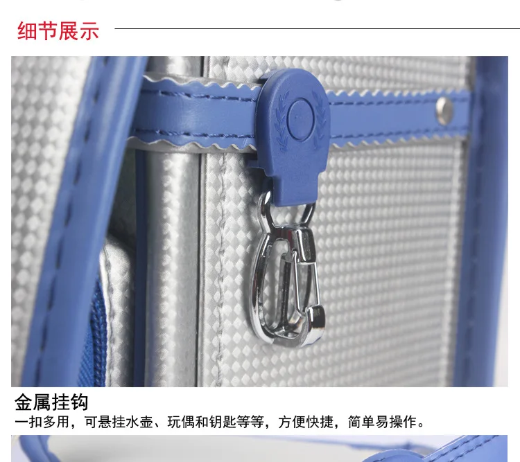 Россия Randoseru дети Back Pack девушка PU Hasp фиолетовый светоотражающий детская раскраска мешок ортопедическая японская школьная сумка Детский подарок